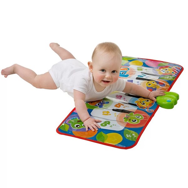 Продукт PLAYGRO Джунглата - Музикално пиано-пътека 3-в-1 със звуци 6м+ - 0 - BG Hlapeta